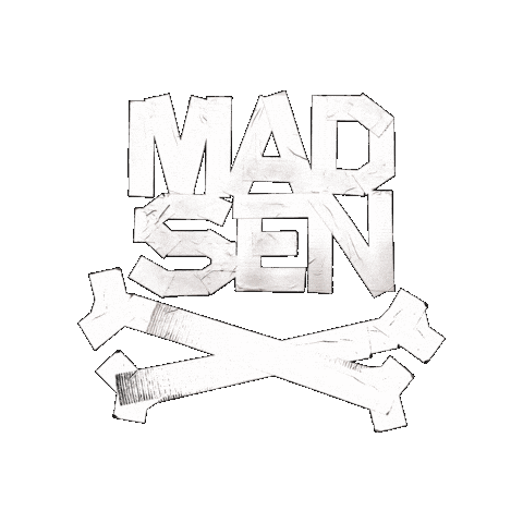 Bones Sticker by Madsenmusik