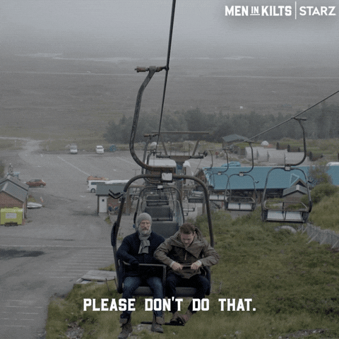 Please Stop No More GIF by Men in Kilts: A Roadtrip with Sam and Graham