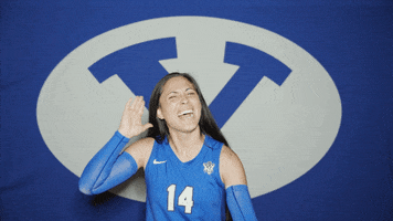 Hype Up GIF by BYU Cougars