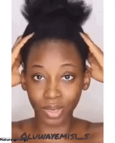 Black Girl Reaction GIF by Natural Girl Wigs