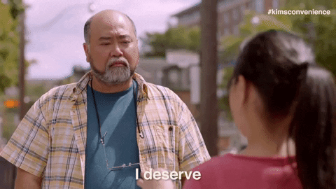 Cbc Treat Yourself GIF by Kim's Convenience - Find & Share on GIPHY