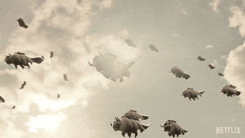Flying Avatar The Last Airbender GIF by NETFLIX