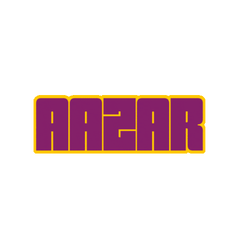 Aazar Name Sticker by Aazar