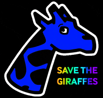 rainbow save GIF by girafon bleu.