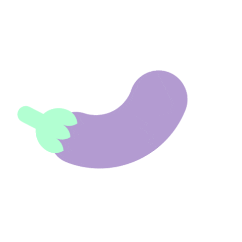 Aubergine Sticker