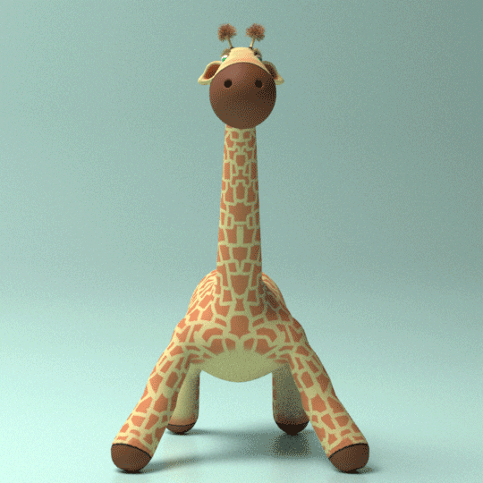 alonoz time giraffe tall tick GIF