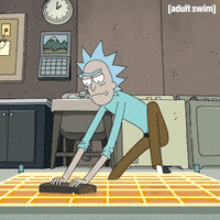 Season 3 Cleaning GIF by Rick and Morty