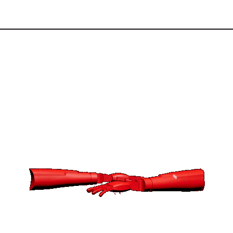 High Five Robotic Arm Sticker by Gearforge