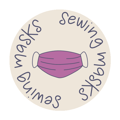 Mask Sew Sticker