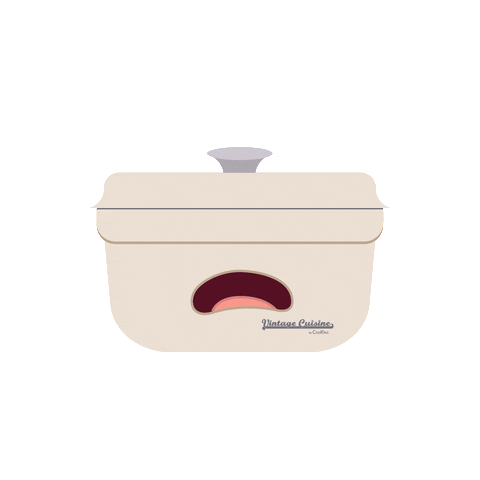 Food Boiling Sticker by Vintage Cuisine by Cooking