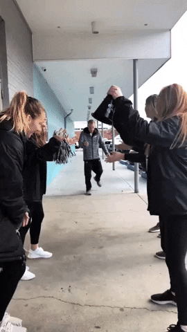providencefriars dance dancing volleyball moves GIF