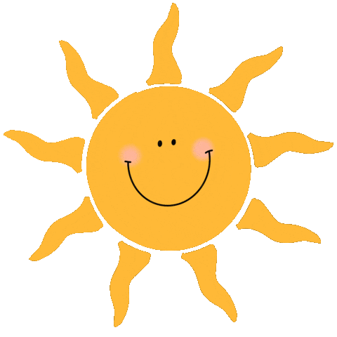 Happy Sun Sticker