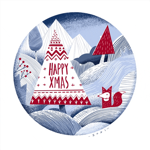 Christmas Illustration GIF by Finger Industries