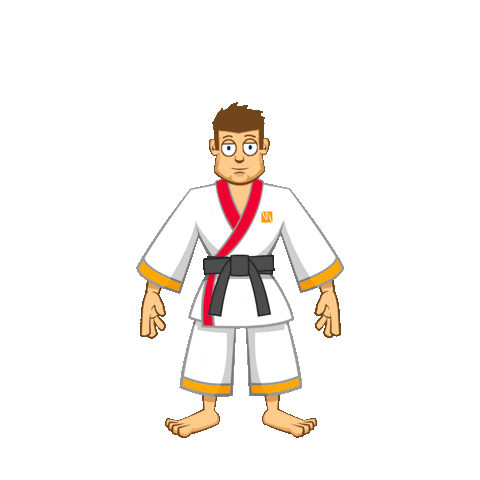 Martial Arts Yes Sticker by NEST Management for iOS & Android | GIPHY