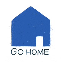 Go Home Illustration GIF by Katie Lukes
