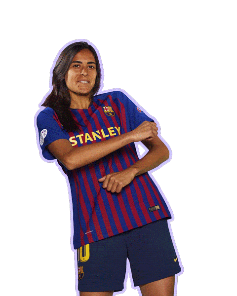 Champions League Fc Barcelona Women Sticker by UEFA for iOS & Android ...