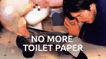Toilet Paper Crying GIF by Four Rest Films