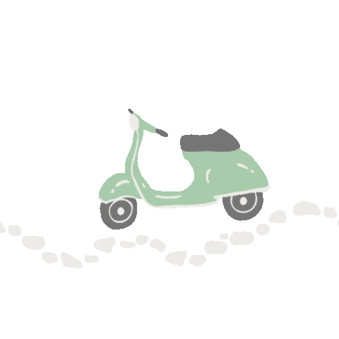 Vespa Sticker by Honeysuckle Swim Company