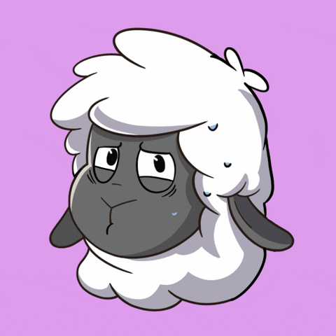 Emo Sheep GIF by The Sad Times