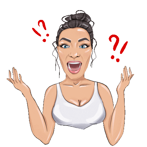 Confused Art Sticker