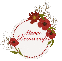 Merci Beaucoup Thank You Sticker