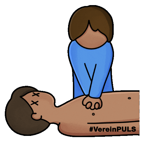 Cardiac Arrest Cpr Sticker by Verein PULS