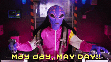 May Day Aliens GIF by GIPHY Studios 2021