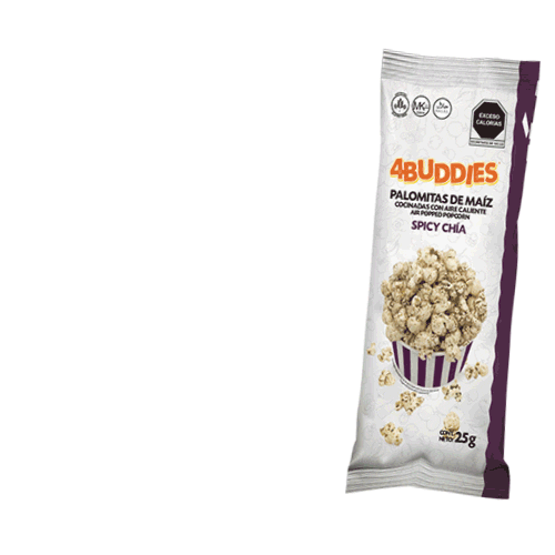 Snack Popcorn Sticker by 4Buddies