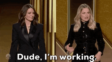 Working Amy Poehler GIF by Golden Globes