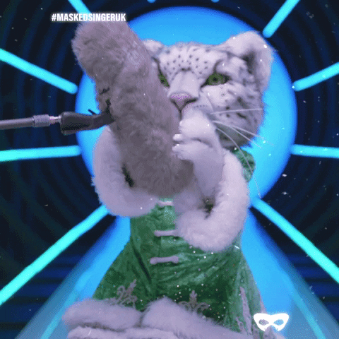 Playing Snow Leopard GIF by The Masked Singer UK & The Masked Dancer UK