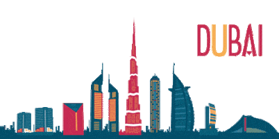 Middle East Dubai Sticker by Equinoxx Design