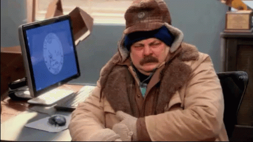 Freezing Parks And Recreation GIF by moodman - Find & Share on GIPHY