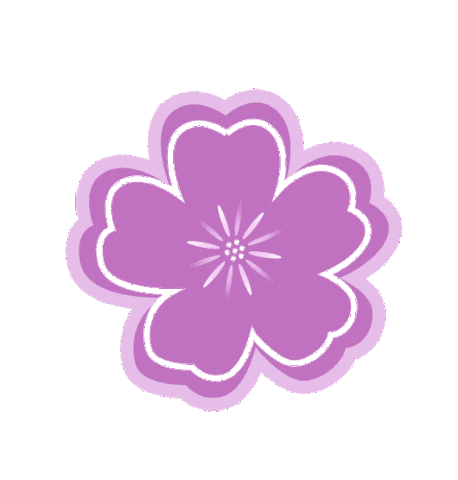 Flower Violet Sticker