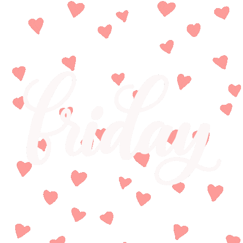 Friday Hearts Sticker