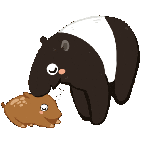 Heart Kiss Sticker by Anak Rimba Books