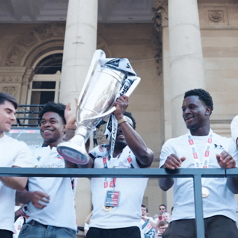 Trophy Lift GIF by Bolton Wanderers FC
