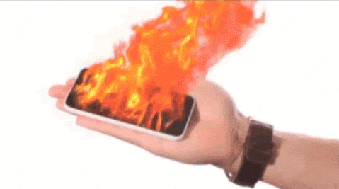 Phone On Fire Gifs Get The Best Gif On Giphy