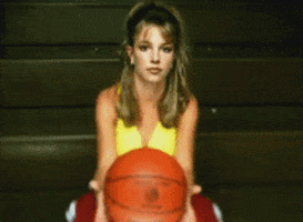 Britney Spears Basketball GIF
