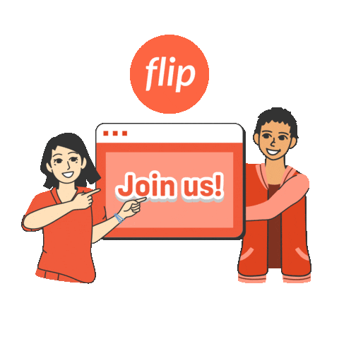 Life at Flip Sticker