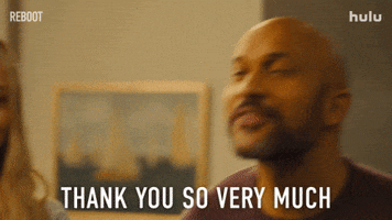 Thank You So Very Much Tv Show GIF by HULU