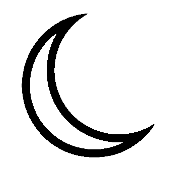 Crescent Moon Sticker by Salem Style