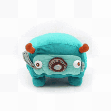 Double Fine Plushie GIF
