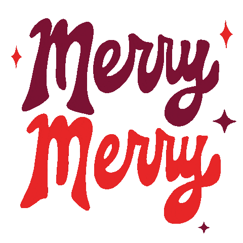 Happy Merry Christmas Sticker by Sarah Chow