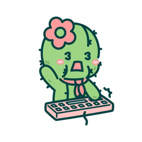Working Play Hard Sticker by やっほ Prickles!