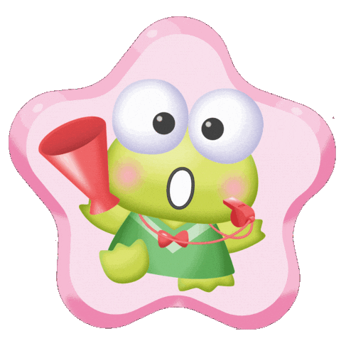Wink Frog Sticker by Sanrio