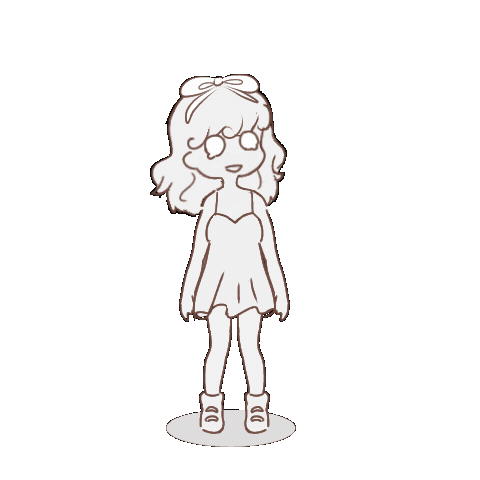 Shocked Chibi Sticker