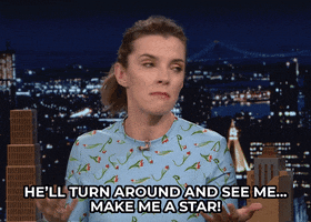Betty Gilpin Reaction GIF by The Tonight Show Starring Jimmy Fallon