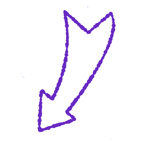 Arrow Sticker by UBC Arts