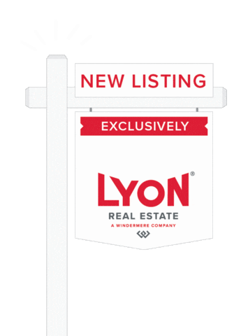New Listing Sticker by Lyon Real Estate