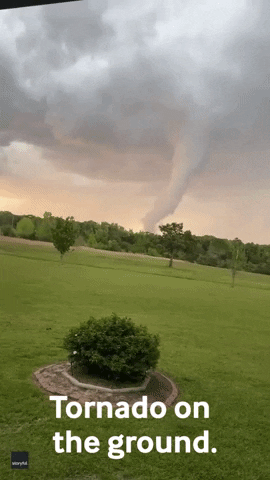 On The Ground Tornado GIF by Storyful